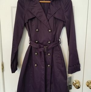 Mossimo purple trench coat NWT Sz S small